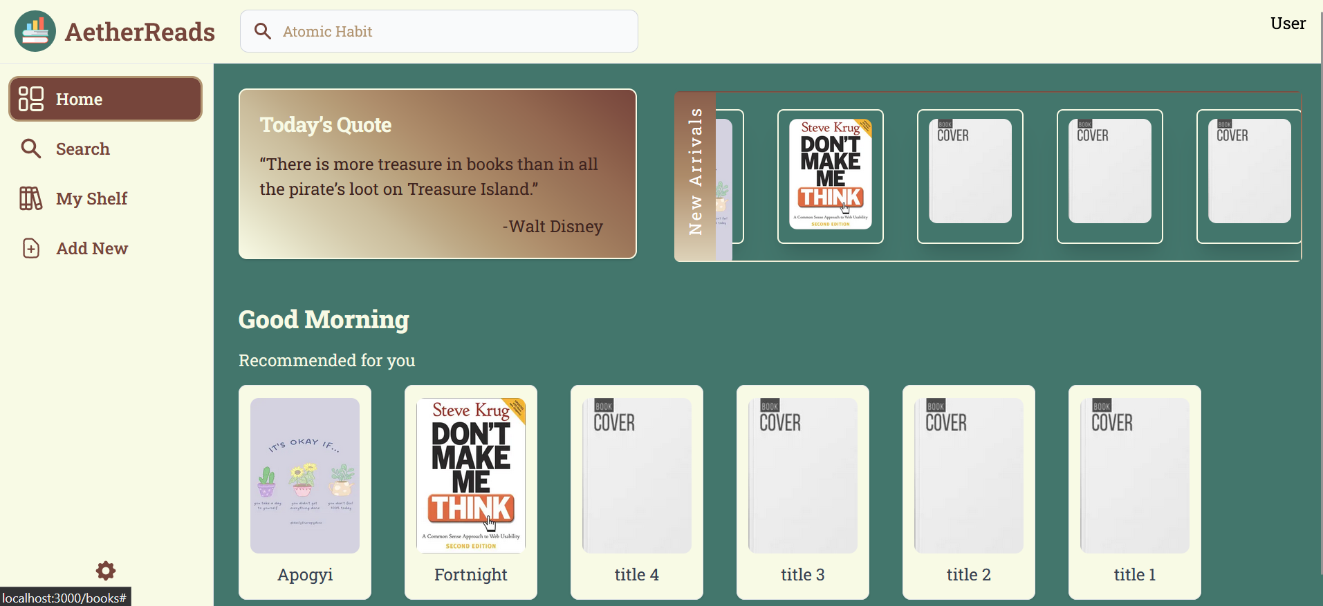 Book Recommendation Website