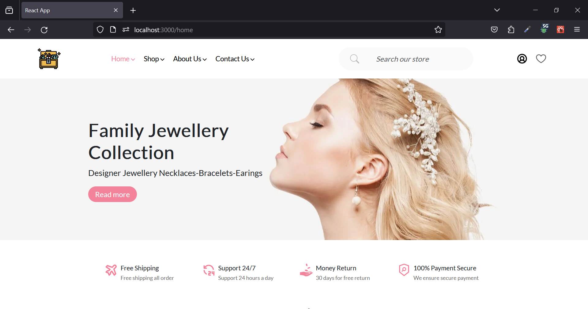 Jewelry Shop Website